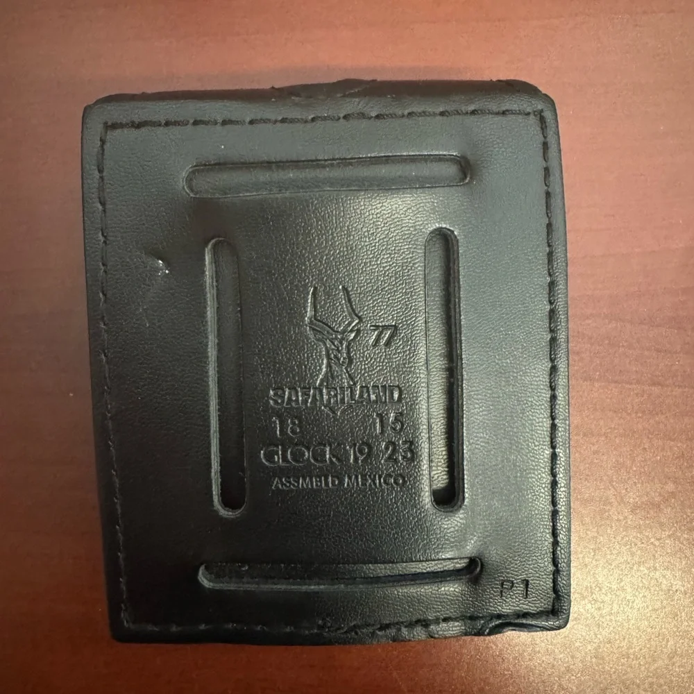 Black Leather Phone Holster